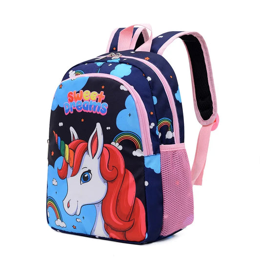 Cute Unicorn Girls' School Backpack