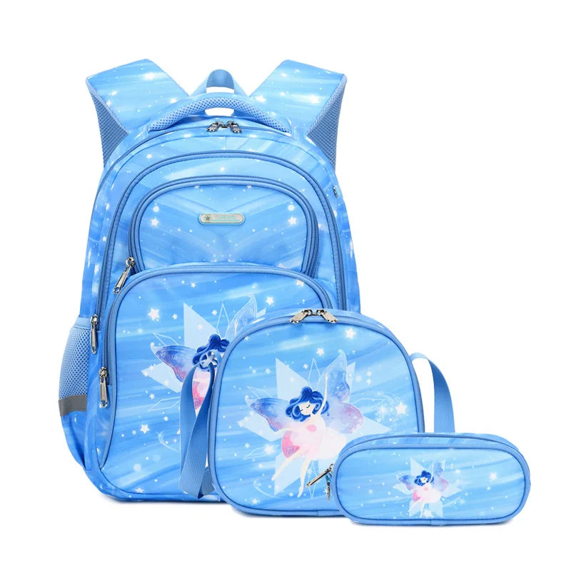 3-Piece Unicorn School Backpack Set