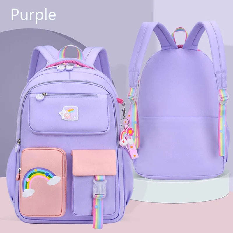 Cute Rainbow Girls Backpack