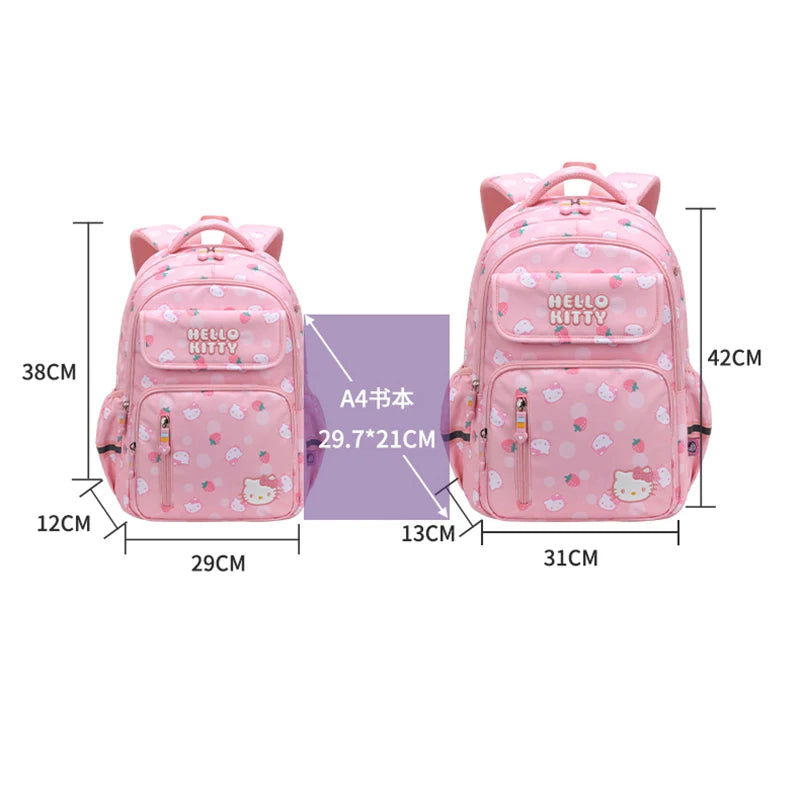 Hello kitty Schoolbag | Cartoon Strawberry | Waterproof | Anti Lost Backpack | LittleCuckoo Hello kitty Schoolbag | Cartoon Strawberry | Waterproof | Anti Lost Backpack | LittleCuckoo