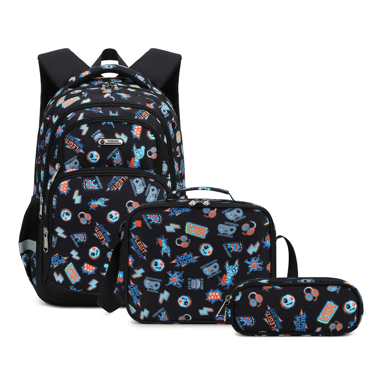 3-Piece Unicorn School Backpack Set