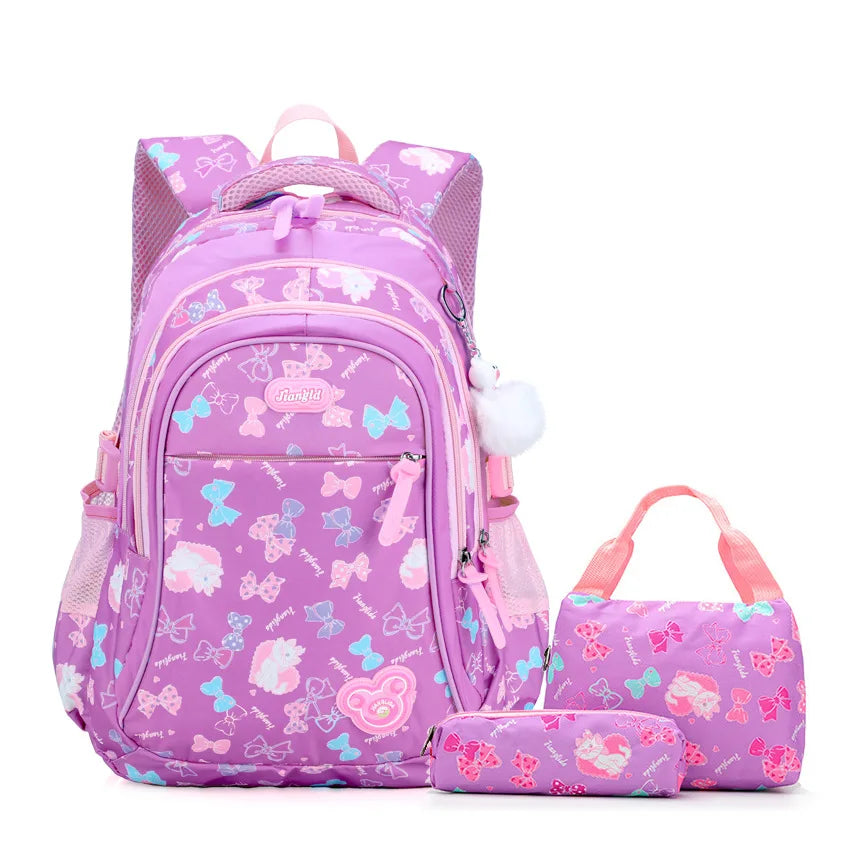3-Piece Kawaii School Backpack Set