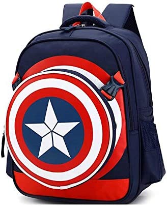 Royal Navy Blue - Captain America Schoolbags - LittleCuckoo