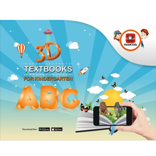 HoloKitab 3D ABC Smart Early Learning Alphabets (A to Z) Picture Book - LittleCuckoo
