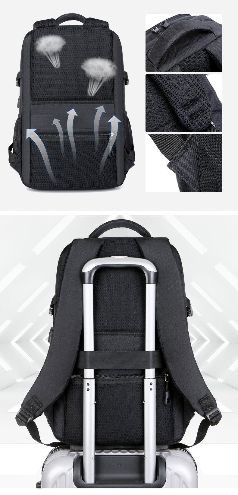 New Design Business & Travel Laptop Backpack Bag - LittleCuckoo