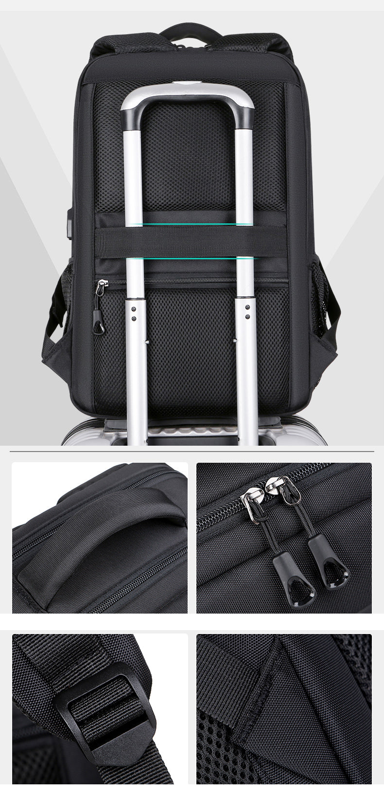 High Quality Business & Travel Multifunction Laptop Backpack - LittleCuckoo