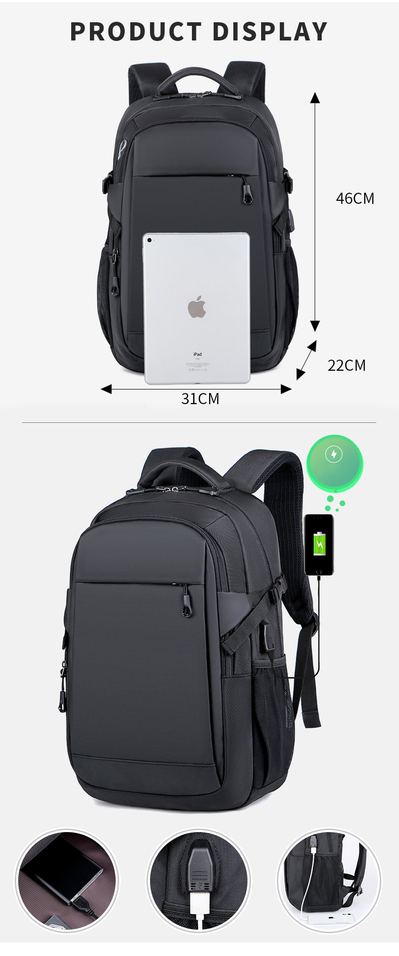 New Design Business & Travel Laptop Backpack Bag - LittleCuckoo