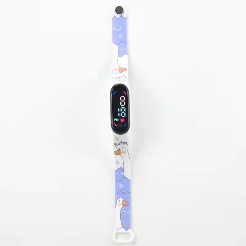 Electronic LED Classy Watch || Cartoons & Character Printts || Anime Watch Kids Gifts - LittleCuckoo