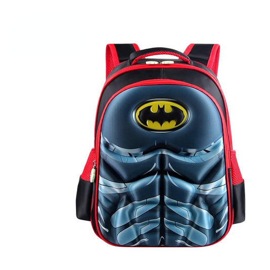 Marvel Kids Backpack | Spiderman | Superman | Captain America | Batman | Primary School Students Backpack - LittleCuckoo