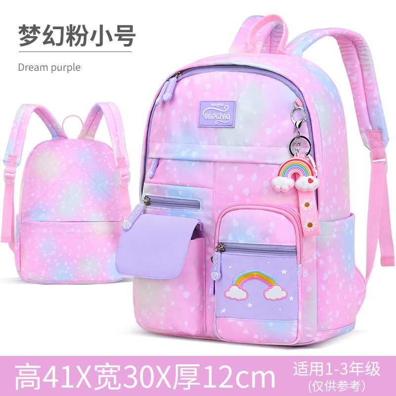 Amazing Rainbow Style Elegant BackPack for Kids at School | Be Trendy - LittleCuckoo