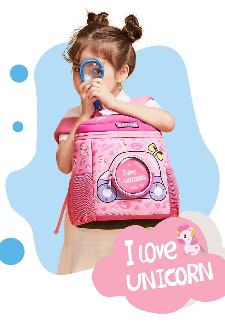 Kindergarten Schoolbag ||  Boys And Girls 3-7-Year Old || School Bag - LittleCuckoo